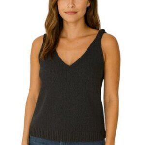 DYI Women's Sweater Tank Top Black Size Large